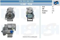 Starter TCM 1.4 kw 130552092050