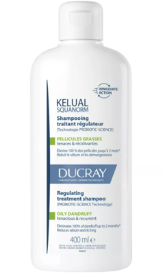 Ducray Squanorm Verzorgende Shampoo Vette Schilfers 400ml | Anti-roos