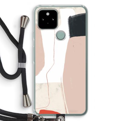 Lava: Pixel 5 Transparant Hoesje met koord