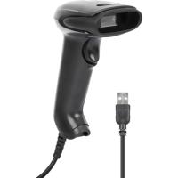 Manhattan 2D LED-Barcodescanner 320mm Scanreichweite integriertes 1,4m USB-A-Kabel schwarz 2D-barcodescanner Kabel 1D, 2D LED Zwart Handmatig USB-A