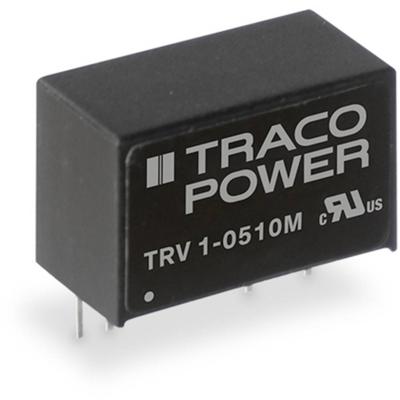 TracoPower TRV 1-0521M DC/DC-converter, print 100 mA 1 W Aantal uitgangen: 2 x Inhoud 1 stuk(s)