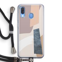 Luca: Samsung Galaxy A40 Transparant Hoesje met koord Luca: Samsung Galaxy A40 Transparant Hoesje met koord