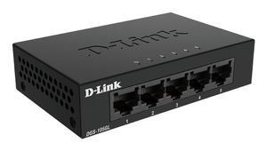 D-Link DGS-105GL/E netwerk-switch Unmanaged Gigabit Ethernet (10/100/1000) Zwart