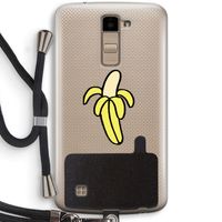 Banana: LG K10 (2016) Transparant Hoesje met koord