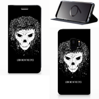 Mobiel BookCase Samsung Galaxy S9 Skull Hair