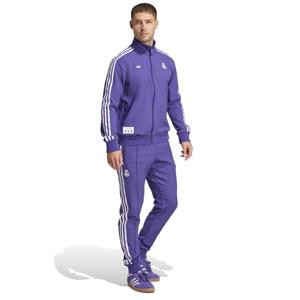 adidas Real Madrid Icon Trainingspak Full-Zip 2024-2025 Paars Wit