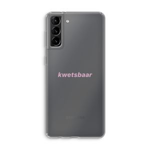 kwetsbaar: Samsung Galaxy S21 Plus Transparant Hoesje