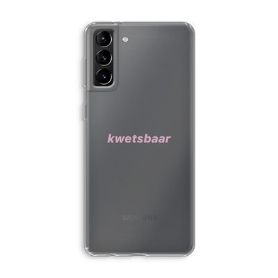 kwetsbaar: Samsung Galaxy S21 Plus Transparant Hoesje