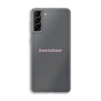 kwetsbaar: Samsung Galaxy S21 Plus Transparant Hoesje