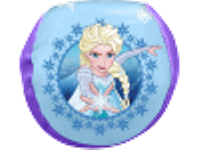 Disney Frozen vinyl bal (paars/blauw)