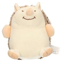 Deurstoppers beige egel van pluche 20 cm - Deurstopper/deurwig