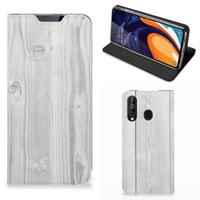 Samsung Galaxy A60 Book | Wallet Case | White Wood