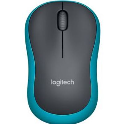 Logitech M185 Blauw Draadloze Muis