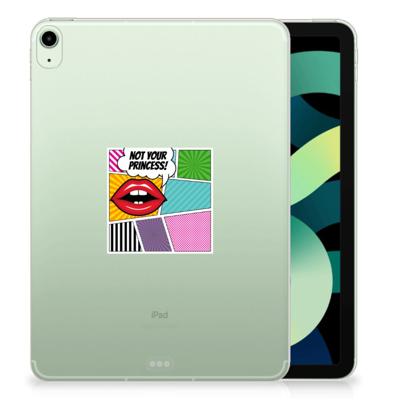 iPad Air (2020/2022) 10.9 inch Leuke Siliconen Hoes Popart Princess iPad Air (2020/2022) 10.9 inch Leuke Siliconen Hoes Popart Princess