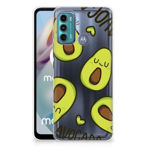 Motorola Moto G60 Telefoonhoesje met Naam Avocado Singing