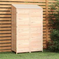 Tuinschuur 102x52x174,5 cm massief vurenhout