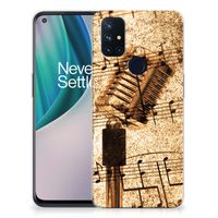 OnePlus Nord N10 5G Siliconen Hoesje met foto Bladmuziek - thumbnail