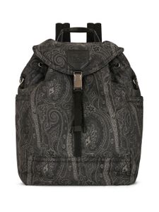 ETRO sac à dos à motif Pegaso - Noir