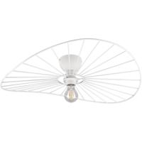 Stijlvolle LED Plafondlamp E27 - 1-lichts Metaal - Mat Wit