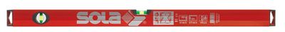 Sola Alu-Waterpas X-profiel BIGX40, 40cm 2 libellen 0,50mm/m rood - 01370501 - 01370501