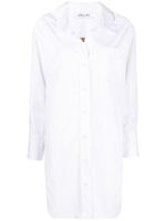 Câllas Milano robe-chemise Pia en popeline - Blanc