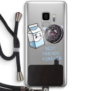 Best Friend Forever: Samsung Galaxy S9 Transparant Hoesje met koord