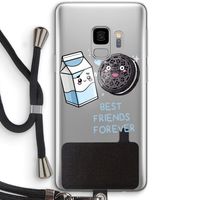 Best Friend Forever: Samsung Galaxy S9 Transparant Hoesje met koord
