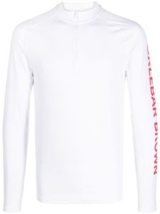 Orlebar Brown pull à logo imprimé - Blanc