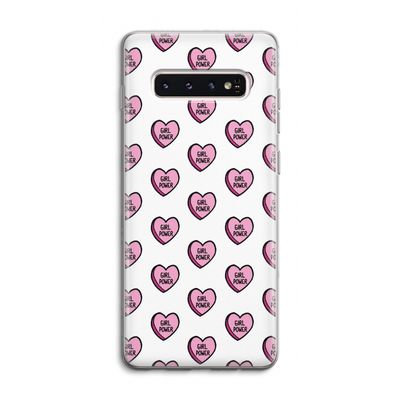 GIRL POWER: Samsung Galaxy S10 4G Transparant Hoesje