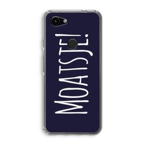Moatsje!: Google Pixel 3a Transparant Hoesje
