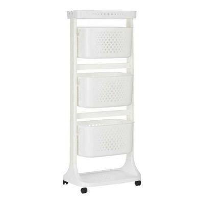 Groentetrolley Kinvara TP-749 TP-749 Wit Polypropyleen Plastic 33 x 112 x 41 cm 33 x 11,2 x 42 cm