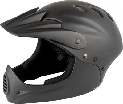 M-Wave downhill fietshelm unisex matzwart maat 54-58 cm