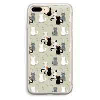 Katten: iPhone 7 Plus Transparant Hoesje