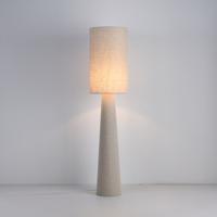 Staande lamp Marone lino l - E27-fitting - Kap en voet van linnen - Large - IP20 voor binnen