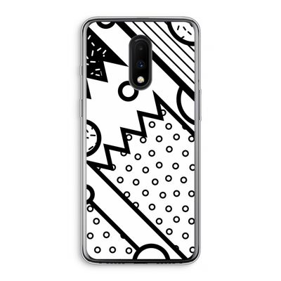 Pop Art #4: OnePlus 7 Transparant Hoesje