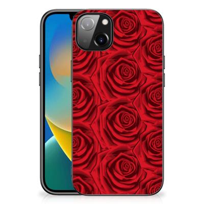 iPhone 14 Plus Bloemen Hoesje Red Roses