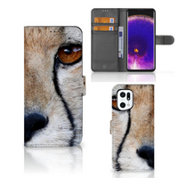 OPPO Find X5 Pro Telefoonhoesje met Pasjes Cheetah