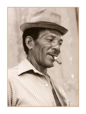 Kunstdruk Christophe Chat-Verre - Tabaco - Santiago de Cuba 30x40cm
