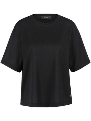 Shirt ronde hals Van Mos Mosh zwart