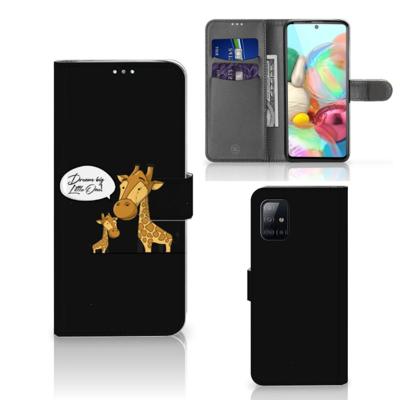 Samsung Galaxy A71 Leuk Hoesje Giraffe Samsung Galaxy A71 Leuk Hoesje Giraffe