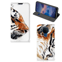 Bookcase Nokia 5.4 Watercolor Tiger - thumbnail