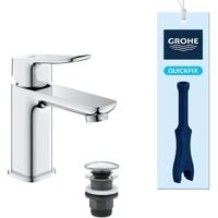 Wastafelkraan - GROHE DICE - Maat S - Klik-klak - Chroom