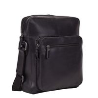 Leonhard Heyden Dakota Messenger Bag S Black - thumbnail