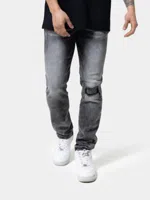 XPLCT Uni Jeans Heren Lichtgrijs - Maat 28 - Kleur: Grijs | Soccerfanshop