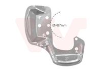 Dekplaat, remschijf VAN WEZEL, Diameter (mm)87mm, Inbouwplaats: Vooras rechts, u.a. für Opel, Vauxhall