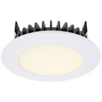 Deko Light 565229 LED Panel Round III 6 LED-inbouwlamp Energielabel: G (A - G) LED vast ingebouwd 6.30 W Verkeerswit (RAL 9016)