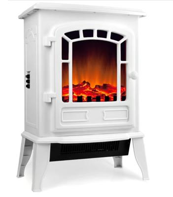 Elektrische haard Torino met open haard vlameffect 2000W zwart