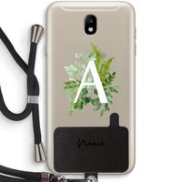 Green Brush: Samsung Galaxy J7 (2017) Transparant Hoesje met koord