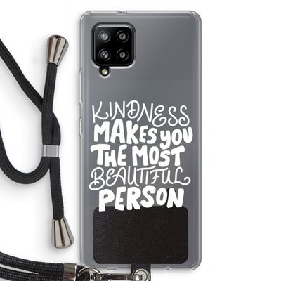 The prettiest: Samsung Galaxy A42 5G Transparant Hoesje met koord
