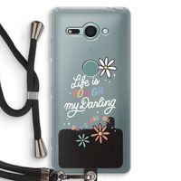 Tough Life: Sony Xperia XZ2 Compact Transparant Hoesje met koord